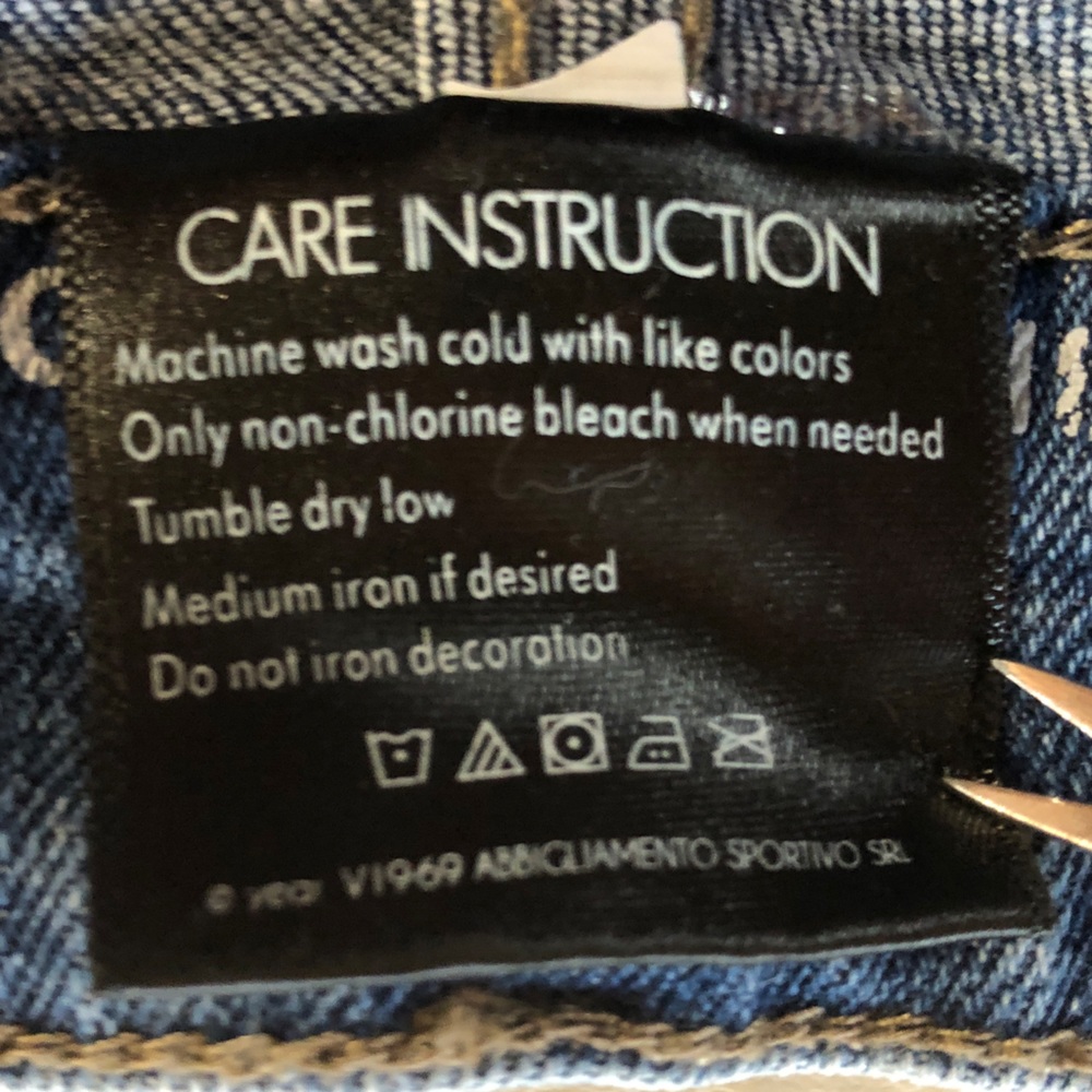 Versace 19.69 Abbigliamento Sportivo SRL Distressed High-Rise Jeans (30/10) - Picture 6 of 17